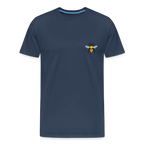 Bee Men’s Premium Organic T-Shirt - navy