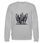 Wolves Women's Organic cotton sweatshirt - heather grey