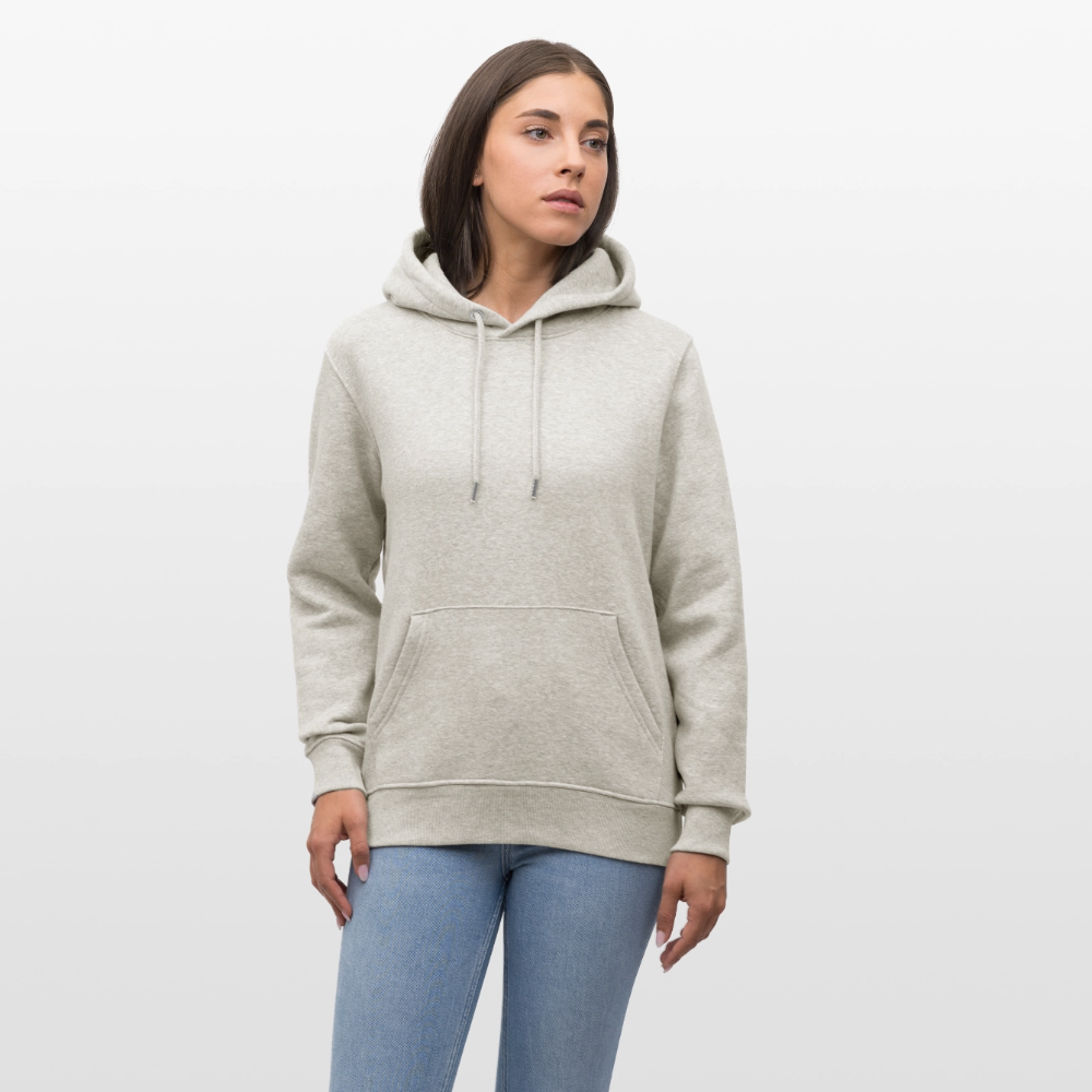 Elemental women's Organic Hoodie - heather oatmeal