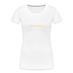 Time Quote Women’s organic cotton T-Shirt - white