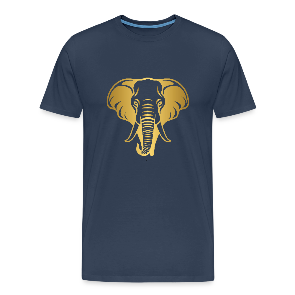 Elephant men’s Organic cotton T-Shirt - navy