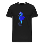 Seahorse Men’s Premium Organic  Cotton T-Shirt - black