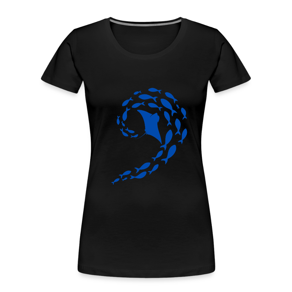 Ocean dance women’s organic cotton T-Shirt - black