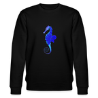 Seahorse organic cotton men's sweatshirt - black