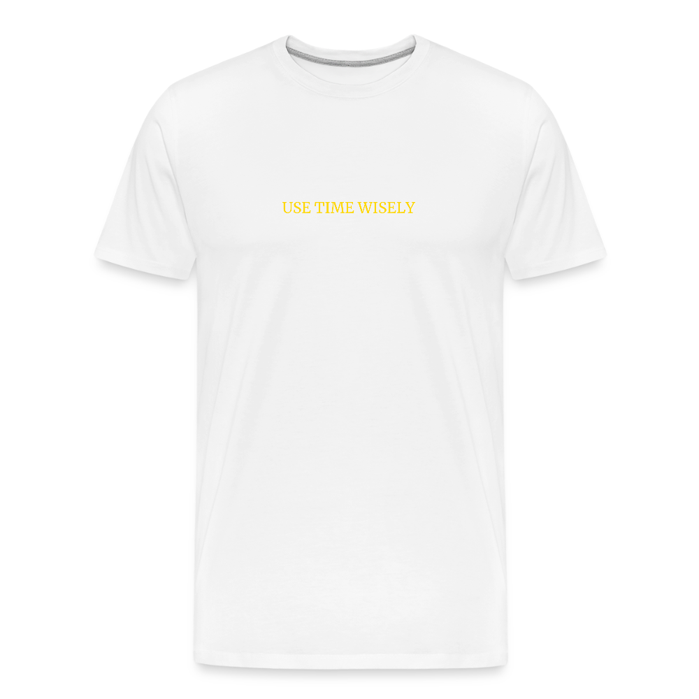 Time quote Men’s Premium T-Shirt - white