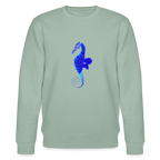 Seahorse organic cotton men's sweatshirt - aloe