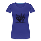 Wolves women’s Organic cotton T-Shirt - royal blue