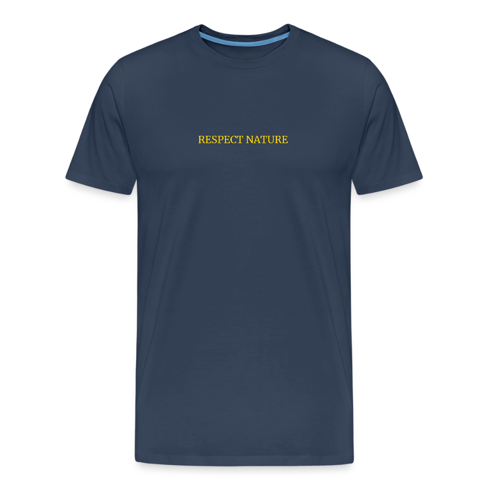 Respect Nature Men’s organic cotton T-Shirt - navy