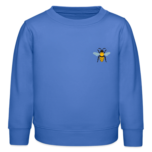 Bee organic cotton Kids’ Sweatshirt - carolina blue