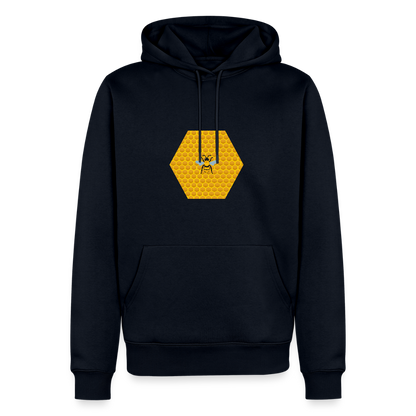 Bee & honeycomb men’s Premium Hoodie - navy