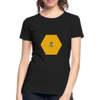 Bee & Honeycomb Women’s Organic Cotton T-Shirt - black