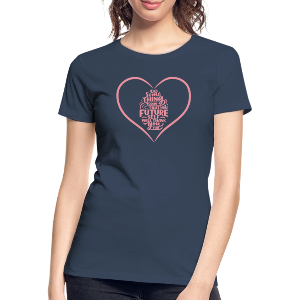 Take action women’s organic cotton T-Shirt - navy