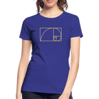 Fibonacci women’s organic cotton T-Shirt - royal blue