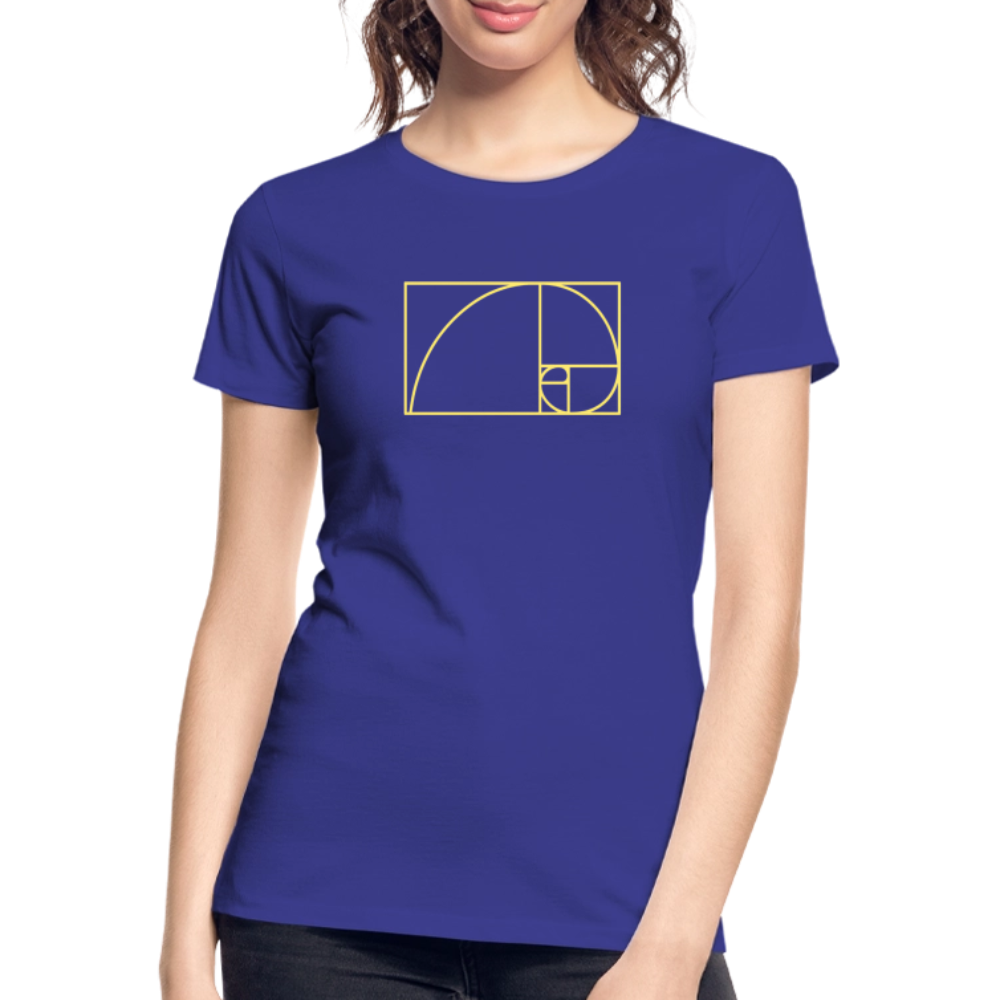 Fibonacci women’s organic cotton T-Shirt - royal blue