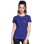 Golden Flower of Life Women’s Premium Organic Cotton T-Shirt - royal blue