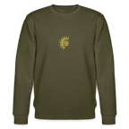 Atom organic cotton women's sweatshirt - khaki