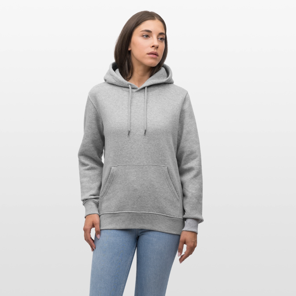Elemental women's Organic Hoodie - heather grey