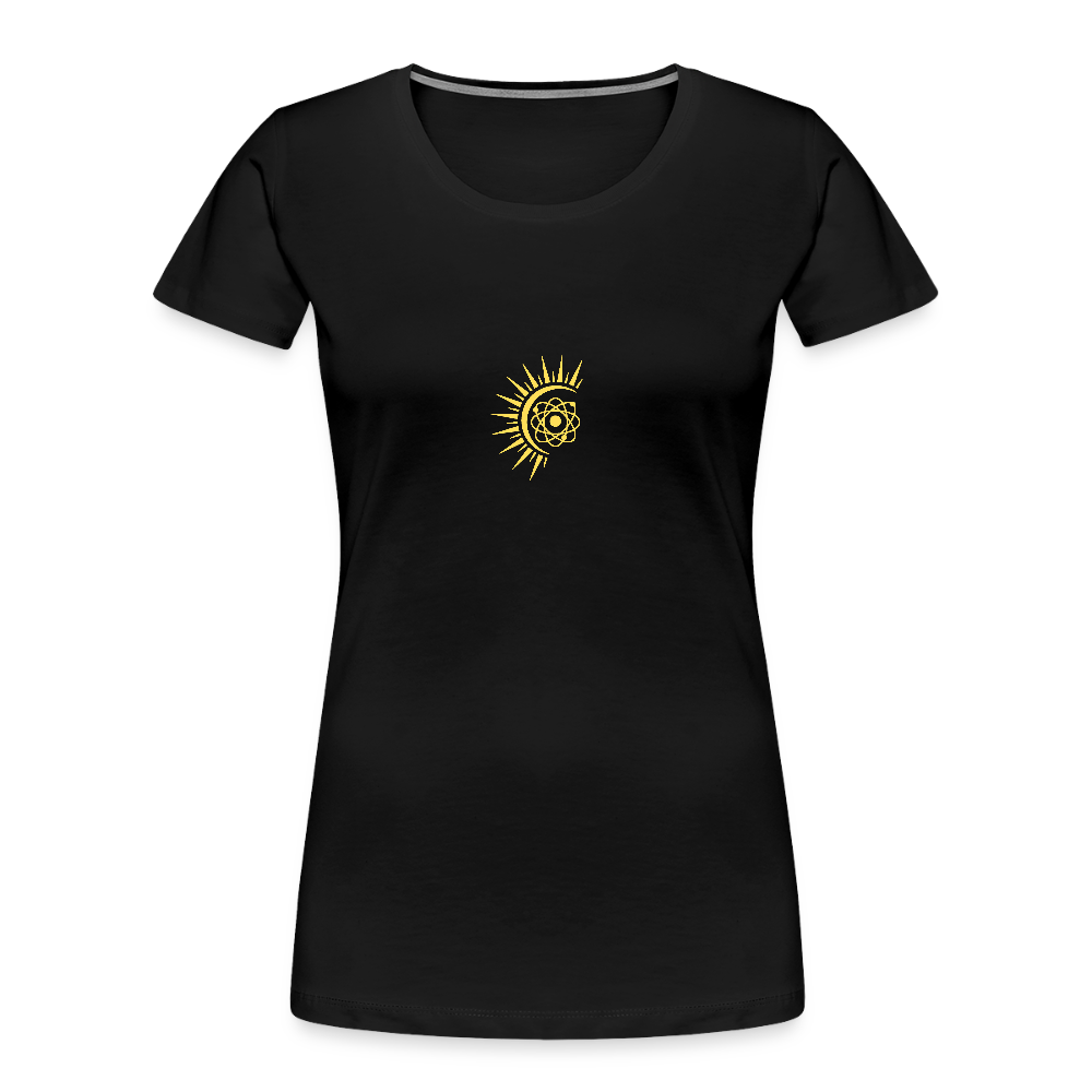 Atom women’s organic cotton T-Shirt - black