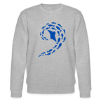 Ocean dance women's organic cotton Sweatshirt - heather grey