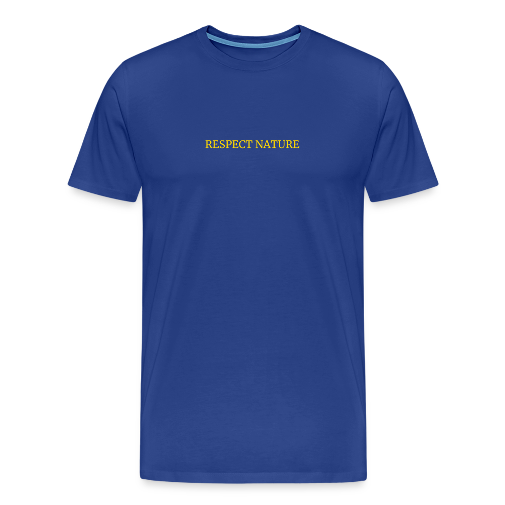 Respect Nature Men’s Premium T-Shirt - royal blue