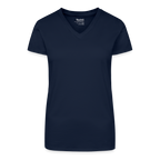 Elemental Organic cotton Women's V-Neck T-Shirt - navy blue