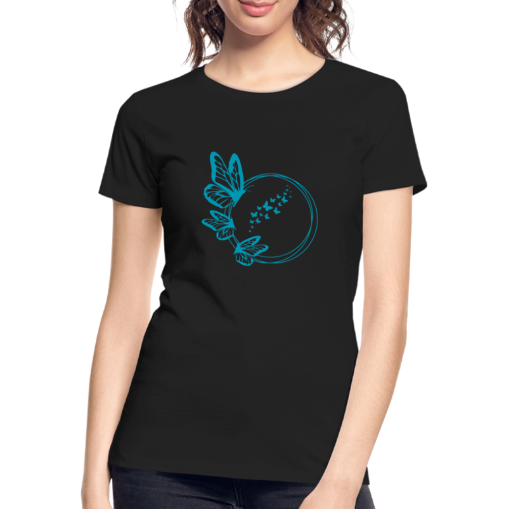 Butterflies women’s Organic cotton T-Shirt - black