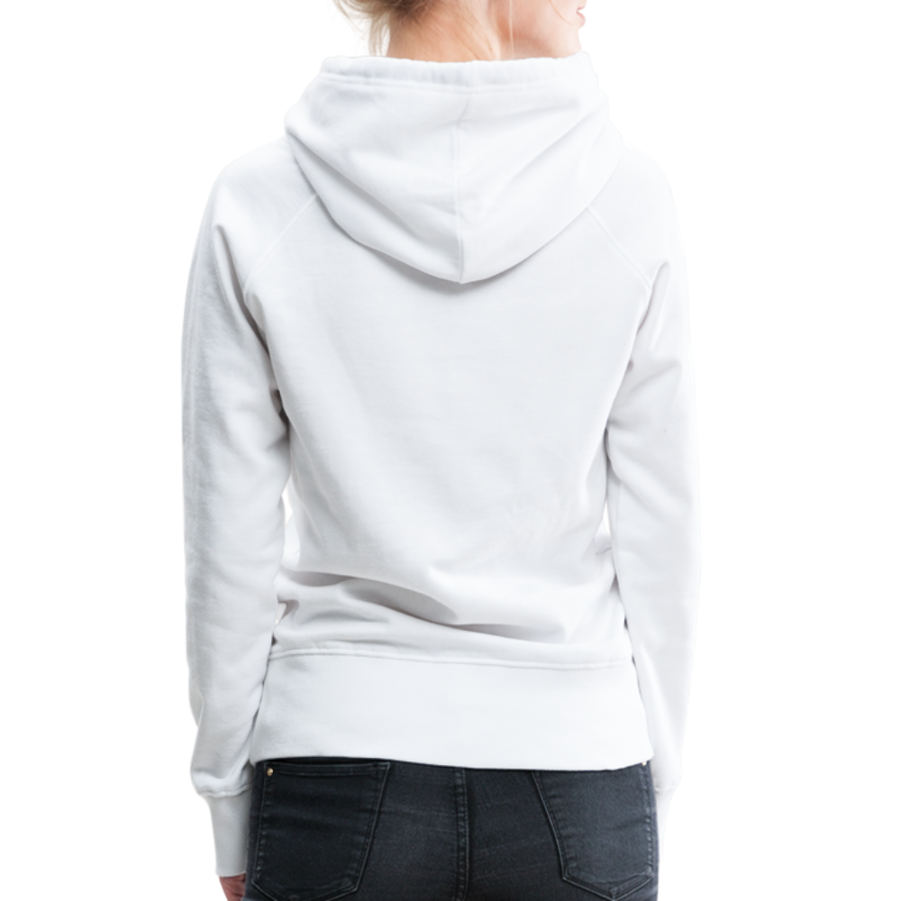 Blue Seahorse Women’s Premium Hoodie - white