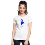 Seahorse Women’s organic cotton T-Shirt - white